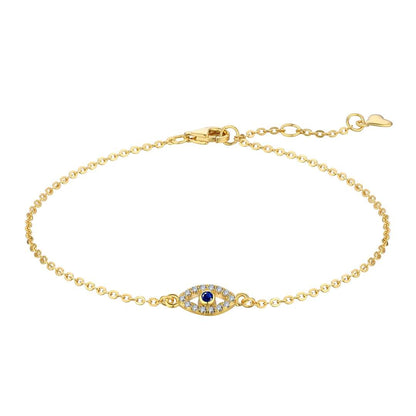 [Solara Jewelry]Evil Eye Shape Necklace