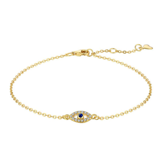 [Solara Jewelry]Evil Eye Shape Necklace