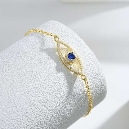[Solara Jewelry]Devil's Eye Hollow Design Bracelet
