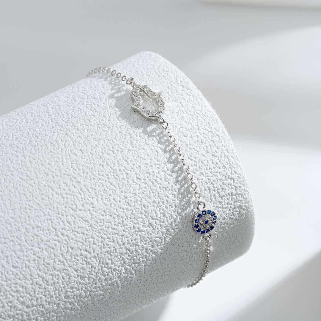 [Solara Jewelry]Gost Shape & Round Shape Necklace
