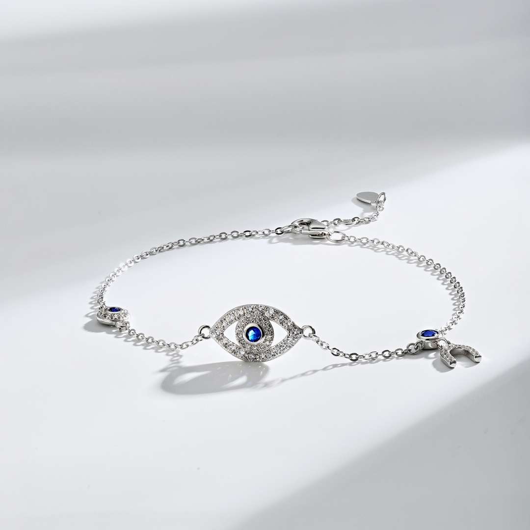 [Solara Jewelry]Dainty Eye Shape Necklace