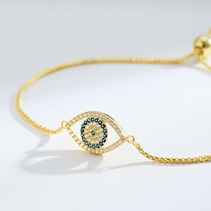 [Solara Jewelry]Dazzling Eye Shape Necklace