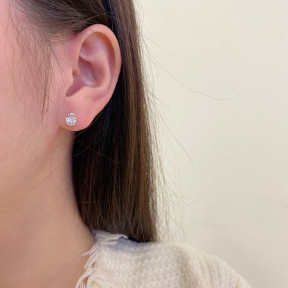 [Solara Jewelry]Oval Classic Dignified Elegant Earrings