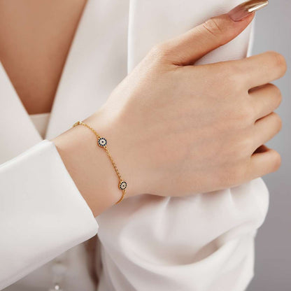 [Solara Jewelry]Delicate Round Shape Pendent Necklace