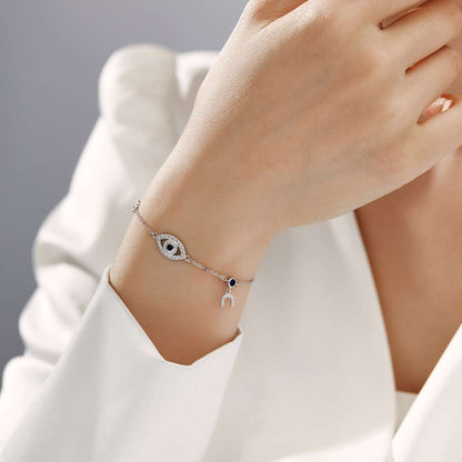 [Solara Jewelry]Dainty Eye Shape Necklace