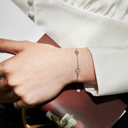 [Solara Jewelry]Gost Shape & Round Shape Necklace