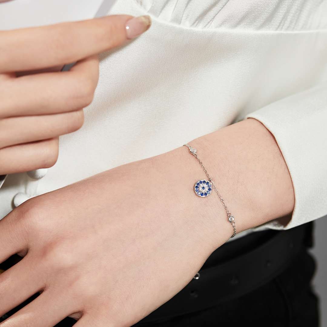 [Solara Jewelry]Devil's Eye Round Shape Bracelet