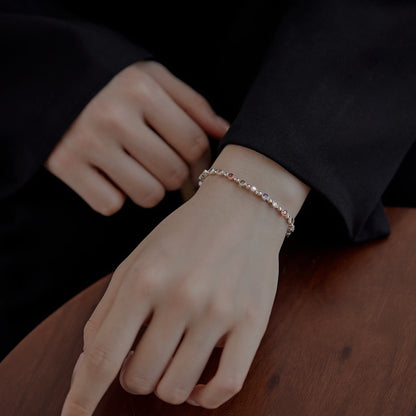 [Solara Jewelry]Sparkling Exquisite Round Cut Party Bracelet