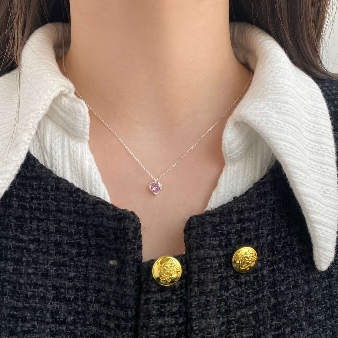 [Solara Jewelry]Ornate Heart Shape Necklace