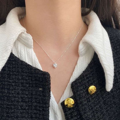 [Solara Jewelry]Ornate Heart Shape Necklace