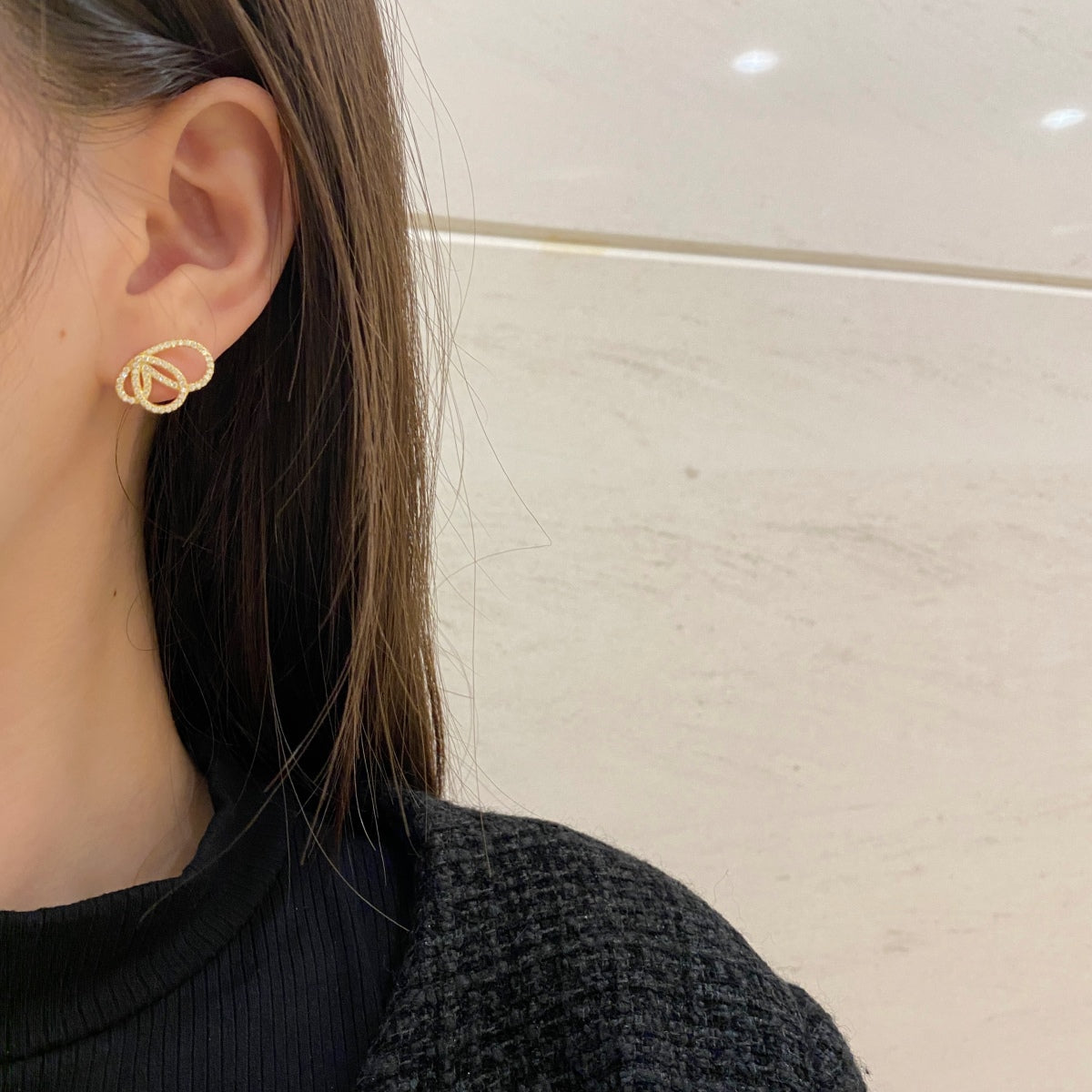 [Solara Jewelry]Exquisite Butterfly Shape Earrings