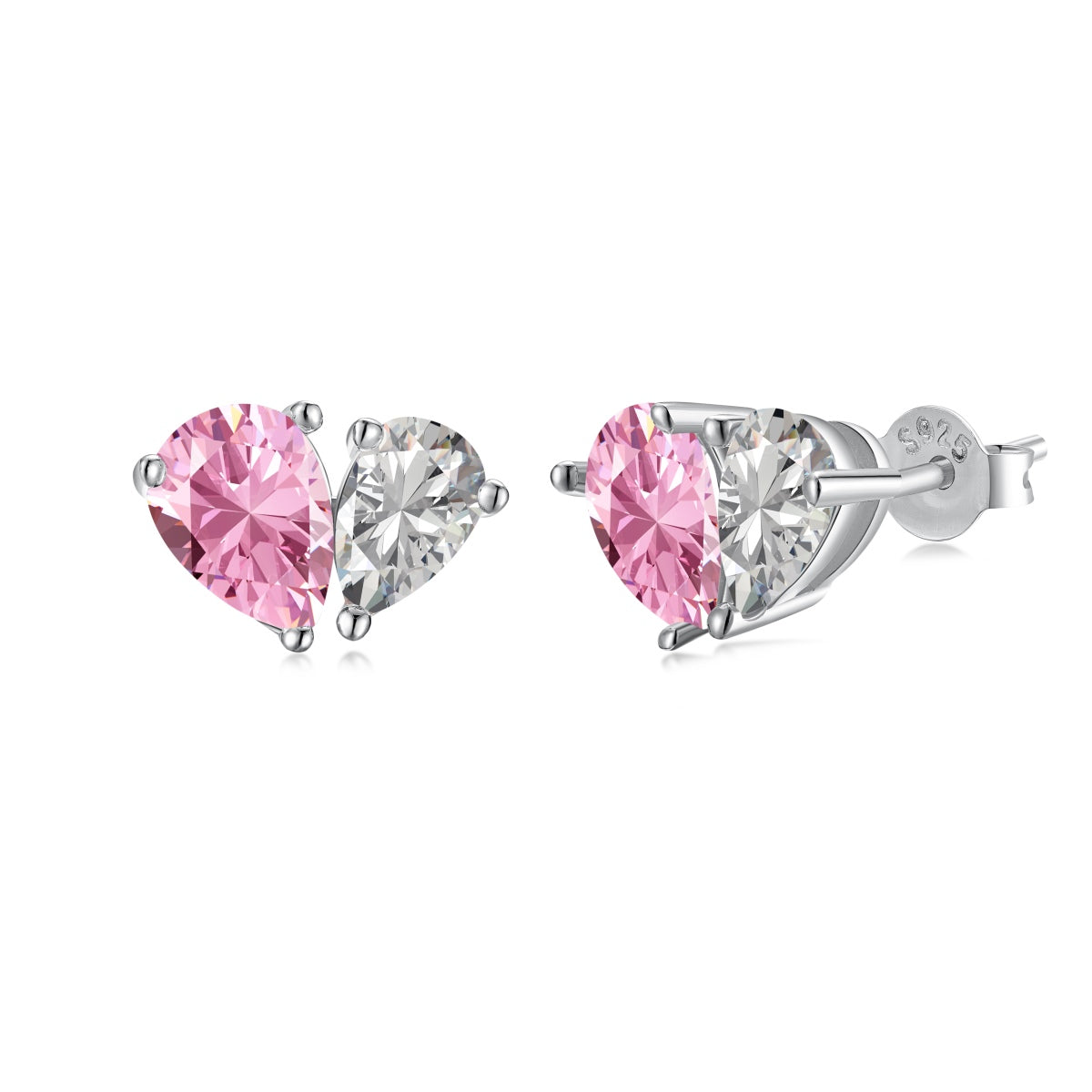 [Solara Jewelry]Dazzling Elegant Heart Cut Lover Earrings