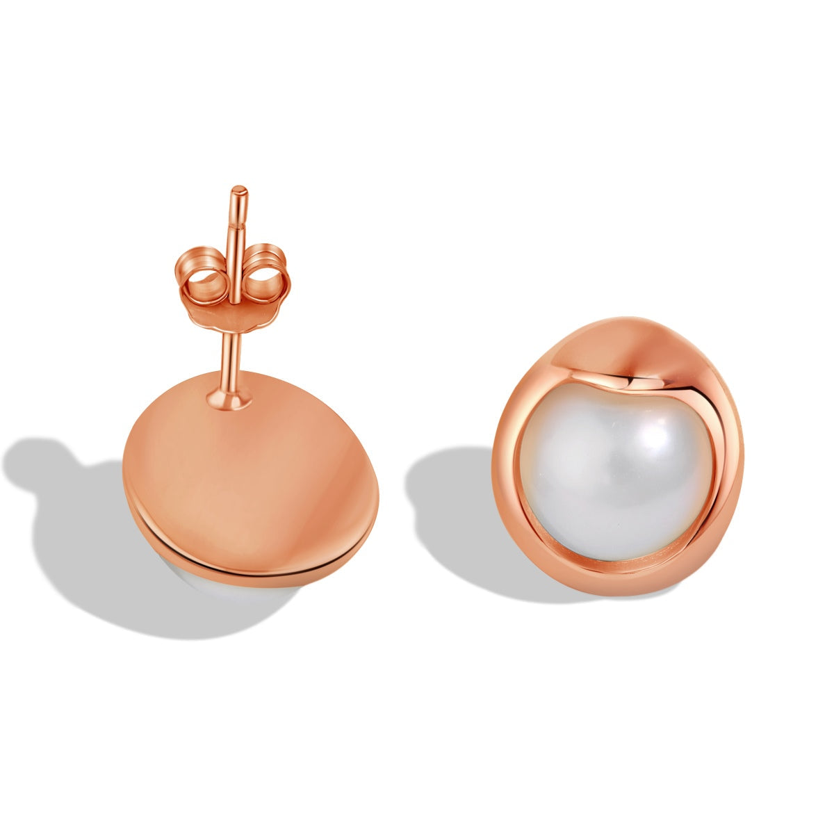 [Solara Jewelry]Dainty Bread Pearl Earrings