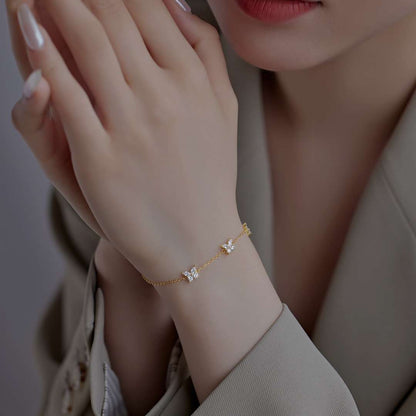 [Solara Jewelry]Radiant Butterfly Shape Necklace