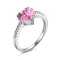 [Solara Jewelry]2.0 Carat Dazzling Lustrous Heart Cut Lover Ring