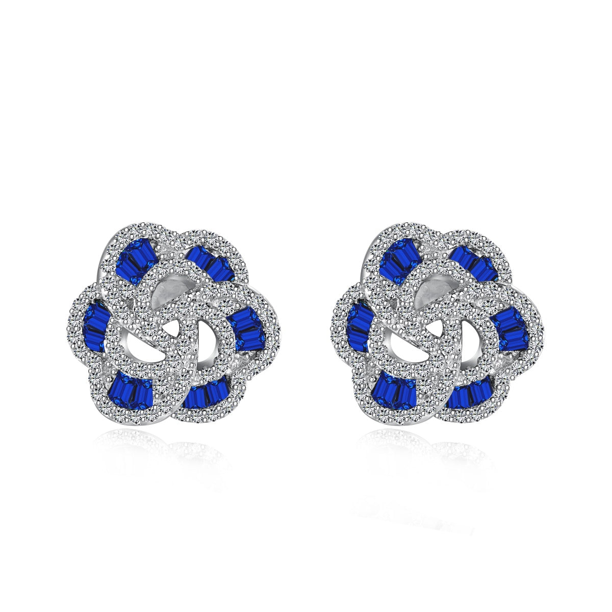 [Solara Jewelry]Exquisite Flower Shape Daily Earrings