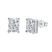 [Solara Jewelry]Radiant Luxurious Princess Cut Daily Earrings