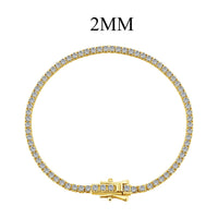 [Solara Jewelry]Radiant Colorful Round Cut Party Bracelet