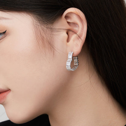 [Solara Jewelry]Radiant Heart Cutout Earrings