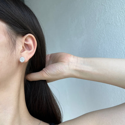 [Solara Jewelry]Delicate Radiant Oval Cut Daily Earrings