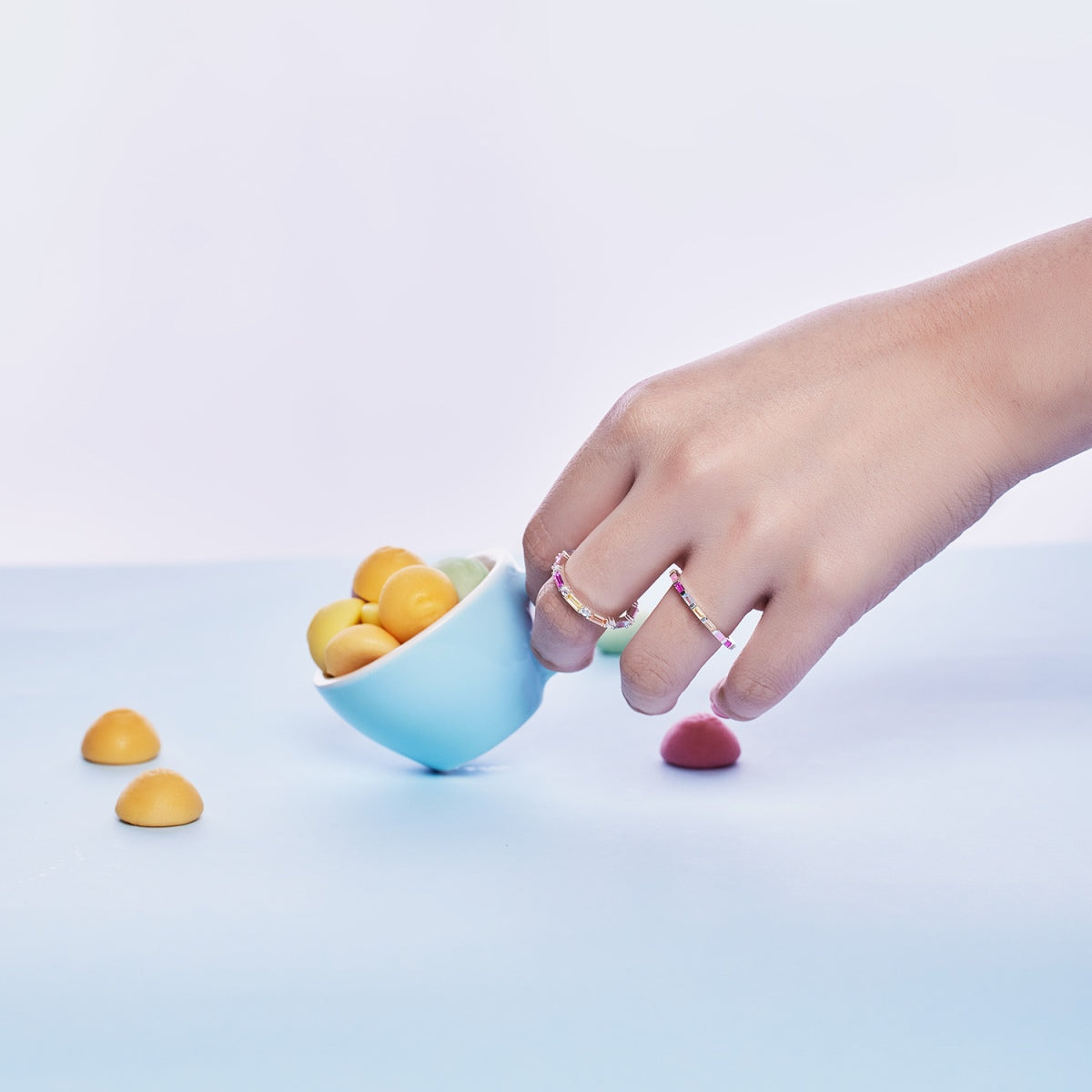 [Solara Jewelry]Lively In Shades Elegant Radiant Cut Daily Ring