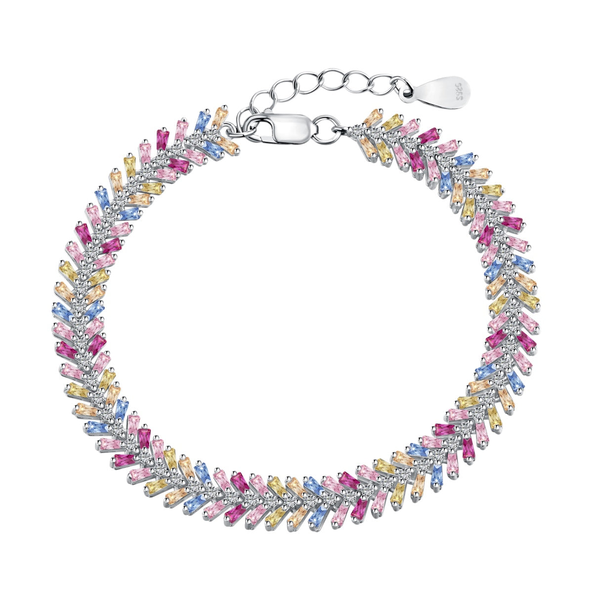 [Solara Jewelry]Dainty Radiant Emerald Cut Daily Bracelet