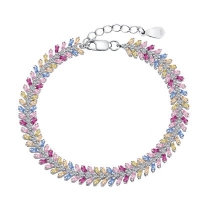 [Solara Jewelry]Dainty Radiant Emerald Cut Daily Bracelet