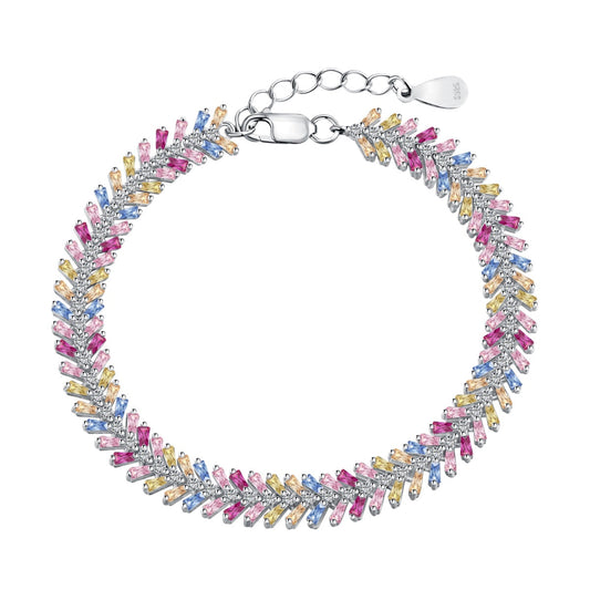 [Solara Jewelry]Dainty Radiant Emerald Cut Daily Bracelet