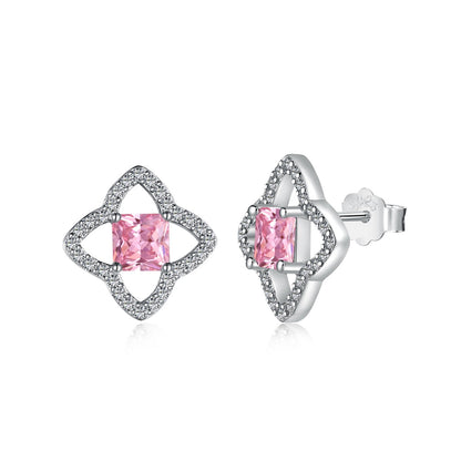 [Solara Jewelry]Elegant Star Shape Princess Cut Daily Earrings