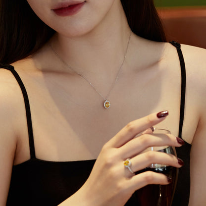 [Solara Jewelry]Delicate Unique Oval Cut Daily Earrings