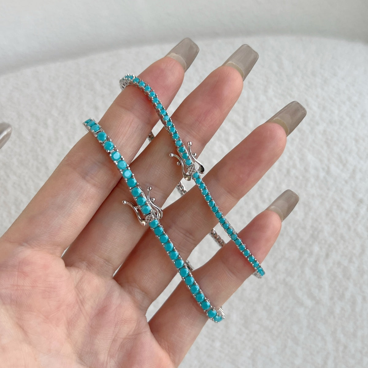 [Solara Jewelry]Dazzling Exquisite Round Cut Daily Bracelet