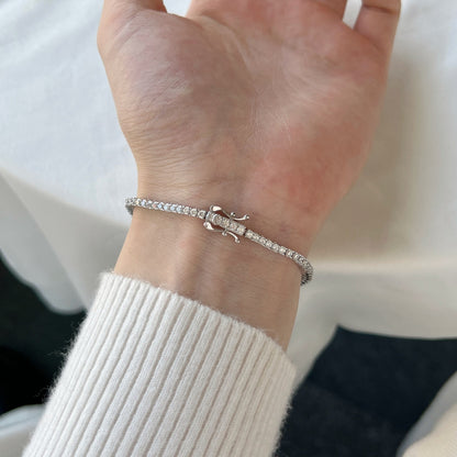 [Solara Jewelry]Dazzling Exquisite Round Cut Daily Bracelet