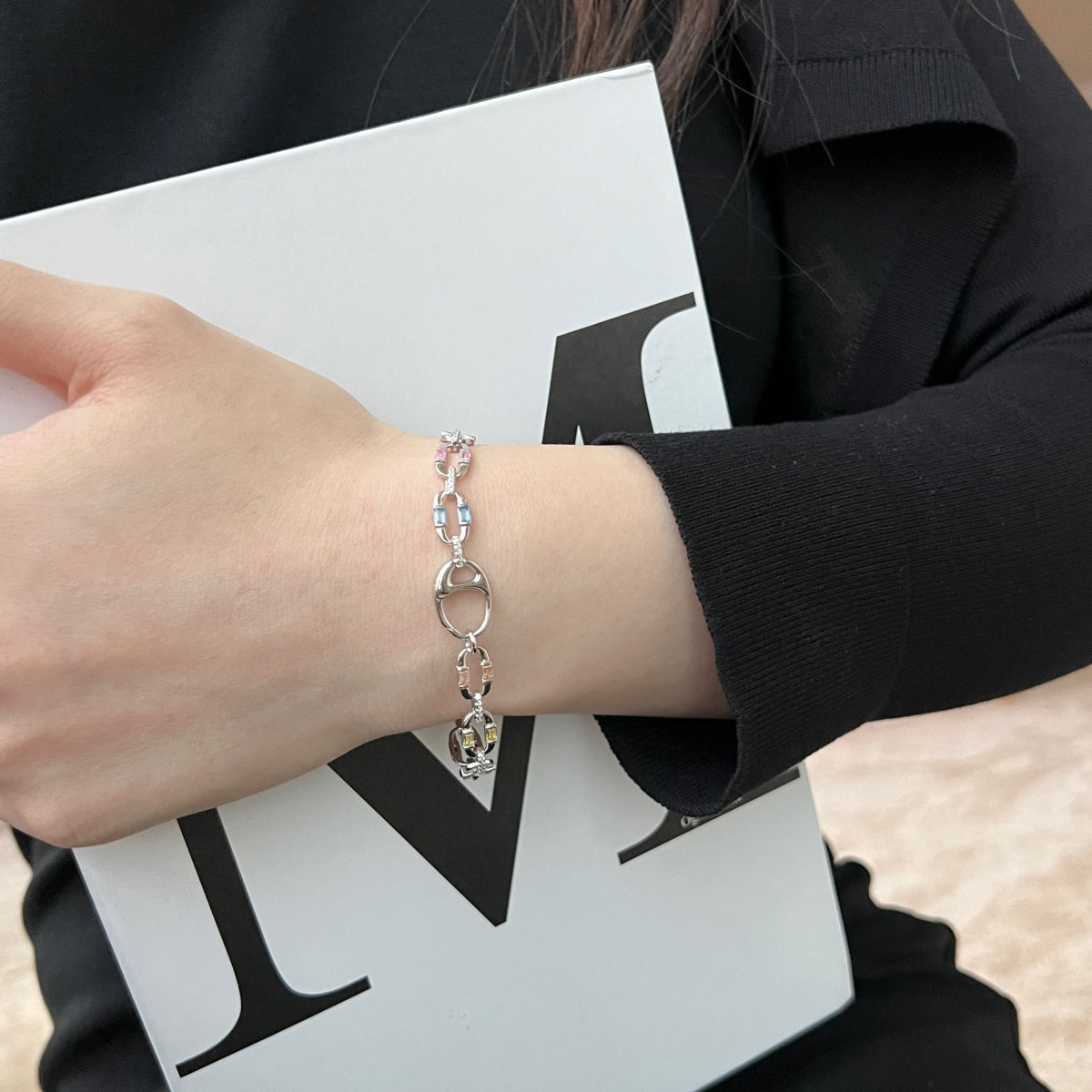 [Solara Jewelry]Dazzling Colorful Daily Bracelet