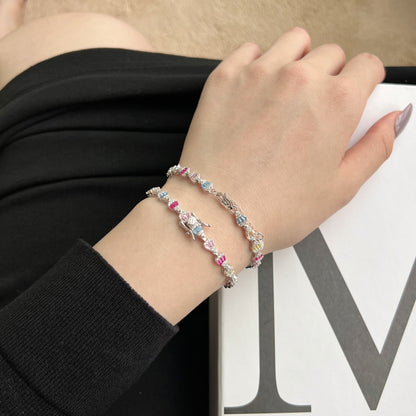 [Solara Jewelry]Radiant Water Drop Shape Daily Bracelet