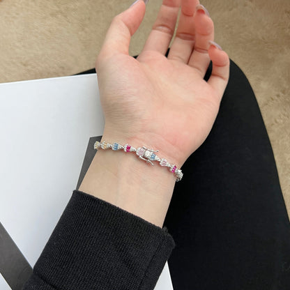 [Solara Jewelry]Radiant Water Drop Shape Daily Bracelet