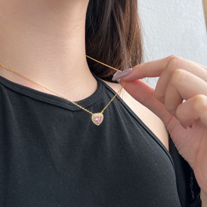 [Solara Jewelry]Exquisite Heart Shape Necklace