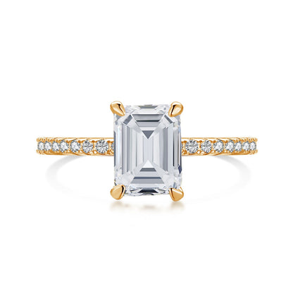 [Solara Jewelry]2.0 Carat Scintillating Ornate Radiant Cut Party Ring