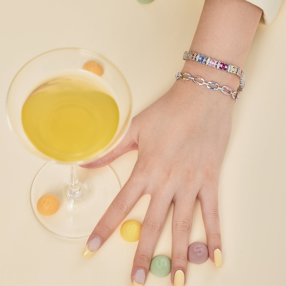 [Solara Jewelry]Dazzling Colorful Daily Bracelet