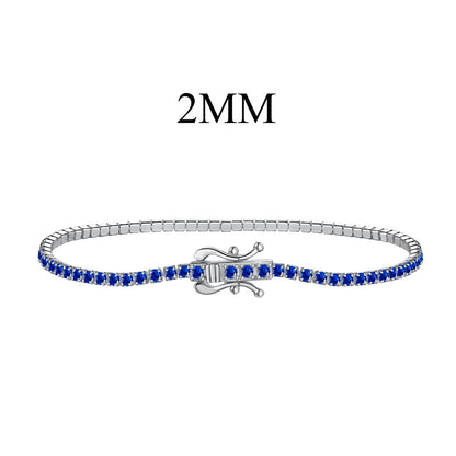 [Solara Jewelry]Radiant Colorful Round Cut Party Bracelet