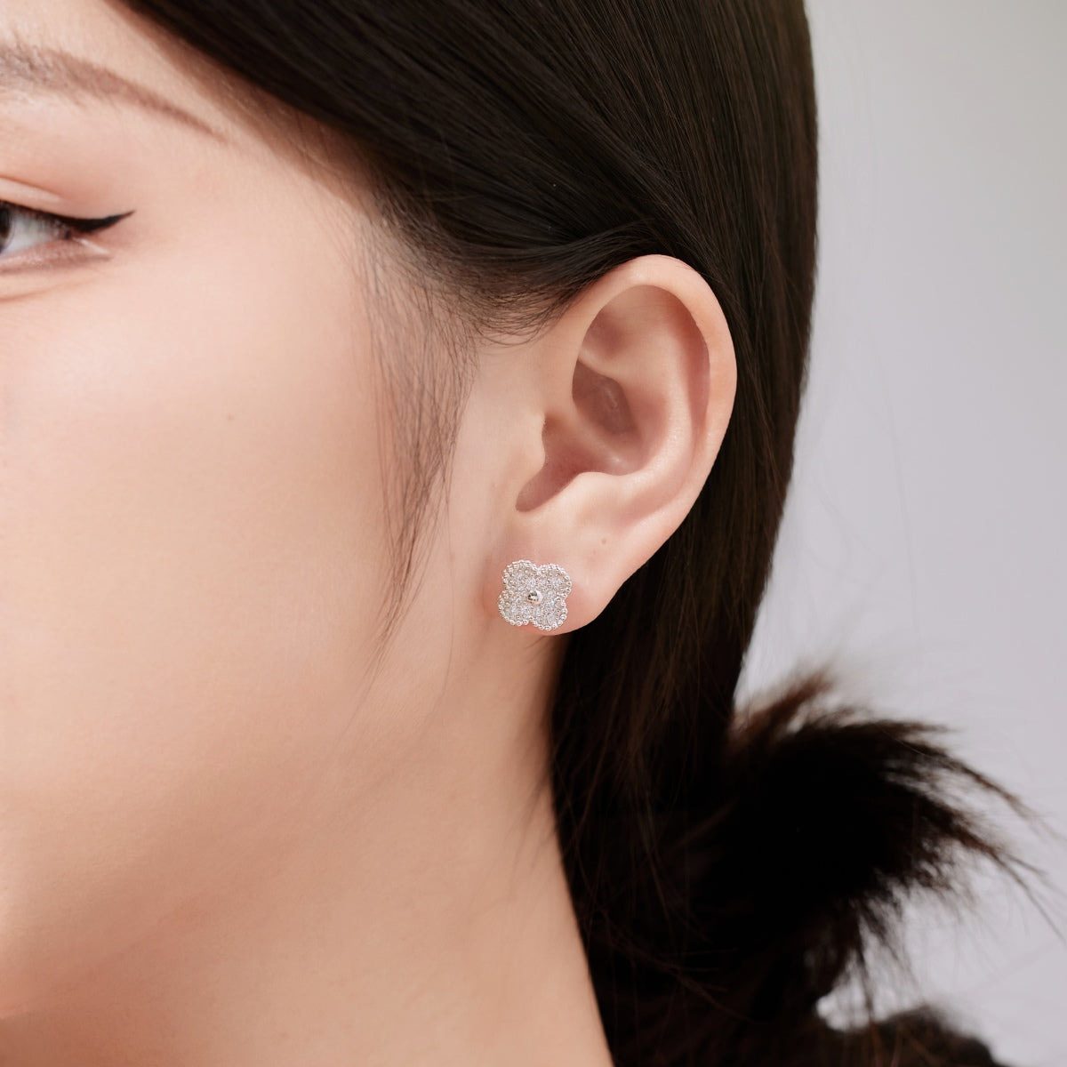 [Solara Jewelry]Four Leaf Clover Fashion Earrings