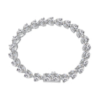 [Solara Jewelry]0.75 Carat Elegant Romantic Heart Shape Lover Bracelet