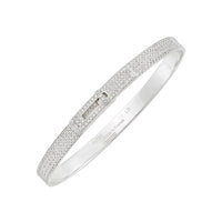 [Solara Jewelry]HM KELLY BRACELET IN SILVER AND FULL PAVE DIAMOND