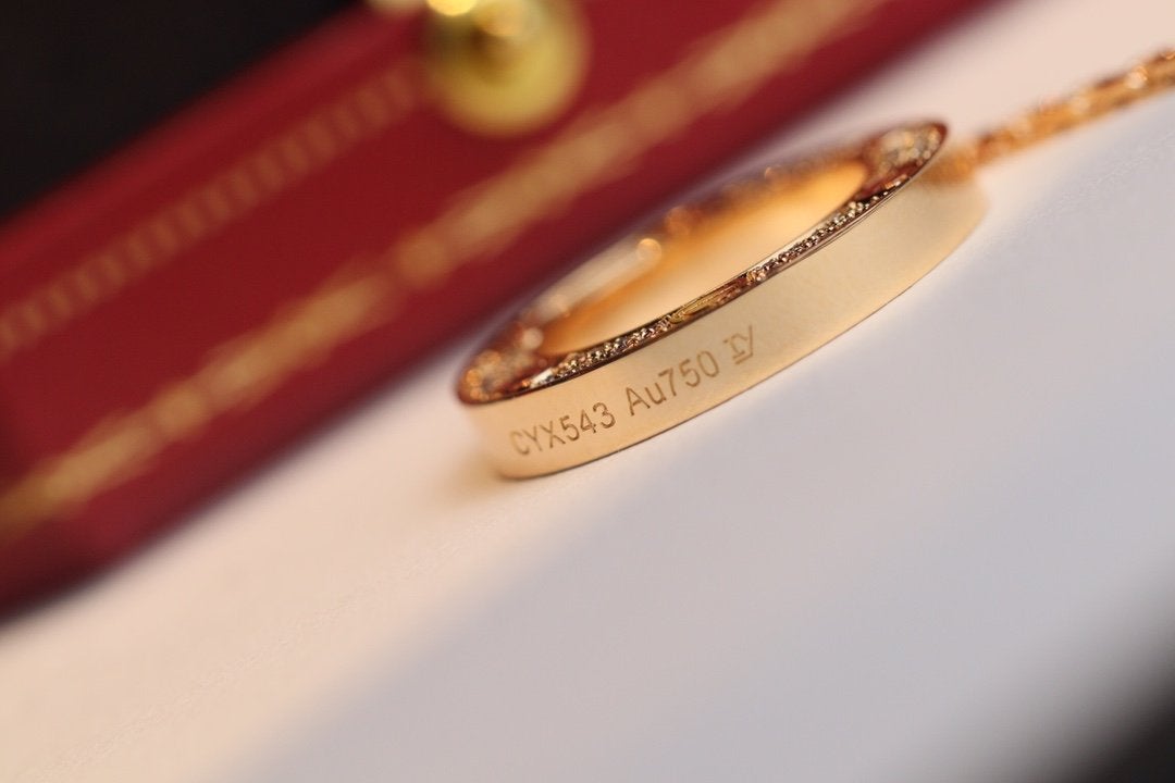 [Solara Jewelry]LOVE NECKLACE ADJUSTABLE ROSE GOLD