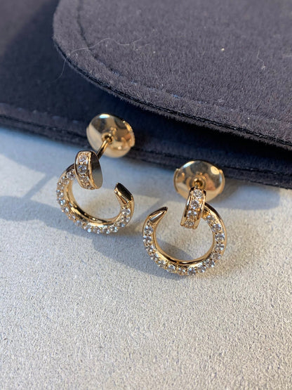 [Solara Jewelry]JUSTE EARRINGS GOLD DIAMONDS