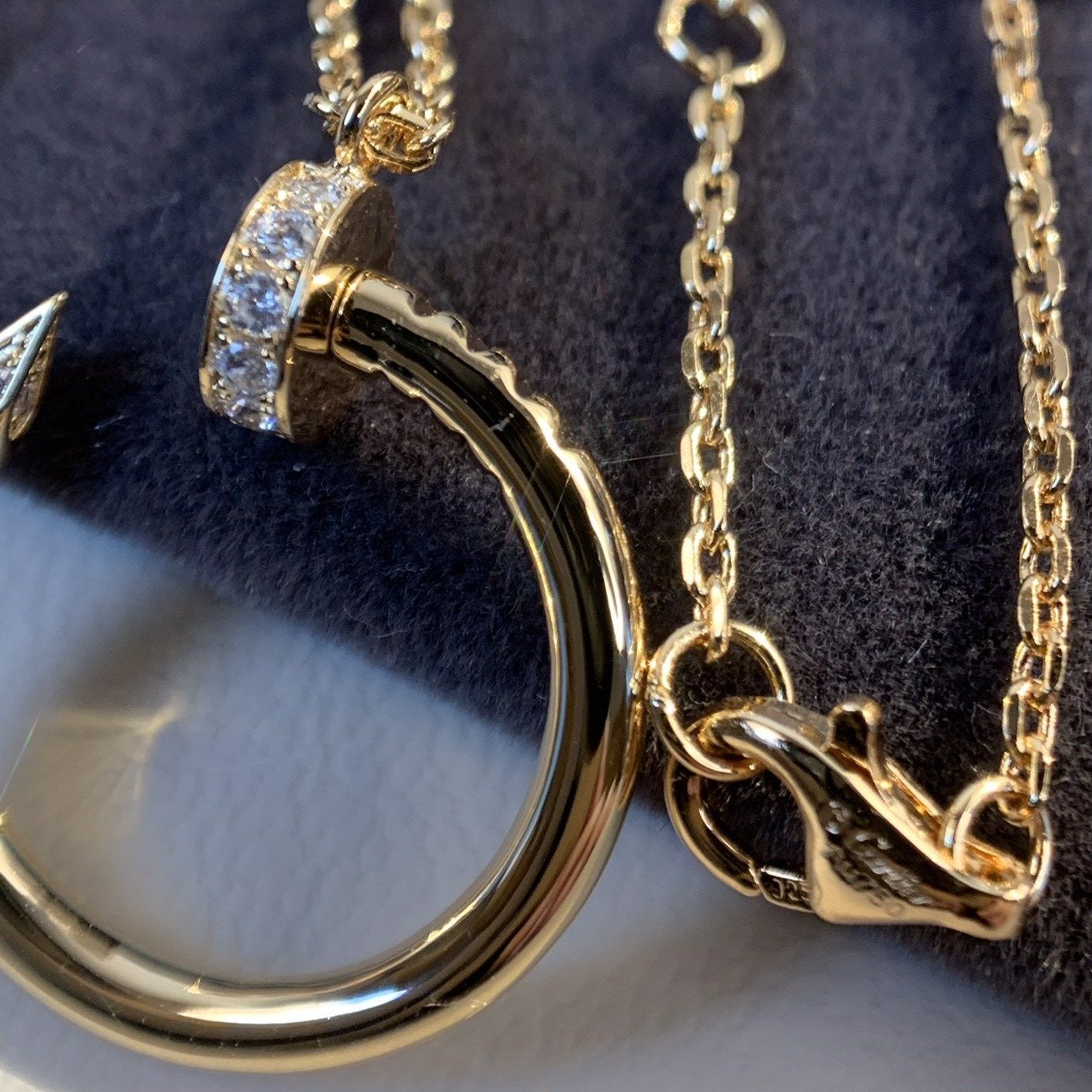 [Solara Jewelry]JUSTE NECKLACE PINK GOLD