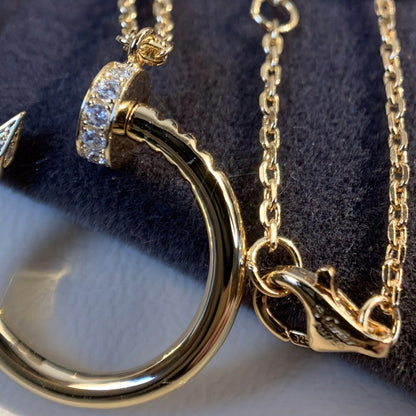 [Solara Jewelry]JUSTE NECKLACE PINK GOLD
