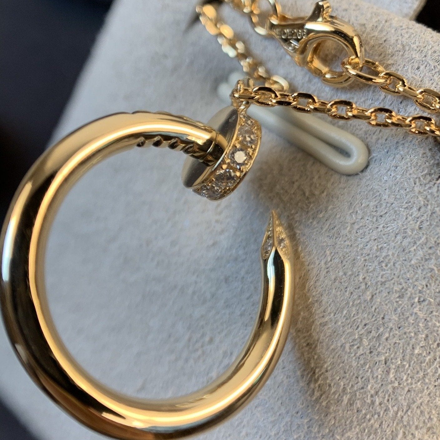 [Solara Jewelry]JUSTE NECKLACE PINK GOLD