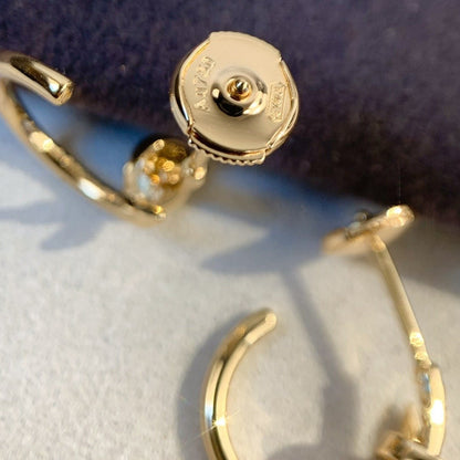 [Solara Jewelry]JUSTE EARRINGS PINK GOLD