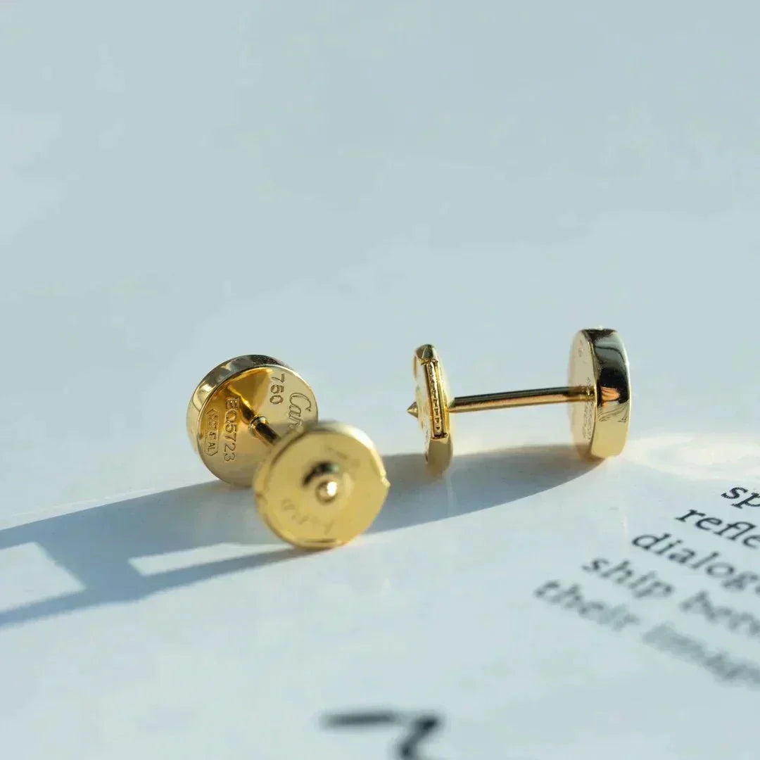 [Solara Jewelry]LOVE EARRINGS GOLD 10MM