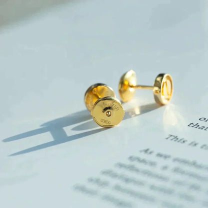 [Solara Jewelry]LOVE EARRINGS GOLD 10MM